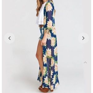 SHOW ME YOUR MUMU KARMYN CAPE IN SUNFLOWER DREAMS